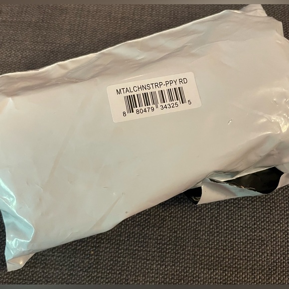 Lug Metal Chain Strap Classic - Poppy Red - Picture 5 of 5